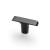 GZ-PLAIN-1-20M Furniture knob GTV PLAIN, ZnAl, matt black — Modern