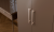UZ-PLAIN-160-06 Furniture handle GTV PLAIN, C=160 mm, L=214 mm, ZnAl, brushed steel — Modern