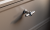 GZ-SALVA-1-06 Furniture knob GTV SALVA, ZnAl, brushed steel — Modern