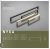 UZ-NYXA-320-18 Handle GTV NYXA, 320 mm, brushed gold — Modern